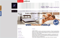 Desktop Screenshot of morawskimeble.pl