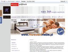 Tablet Screenshot of morawskimeble.pl